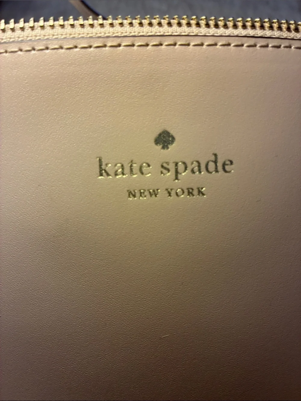 kate spade Blush Pink Leather Tote with Tassel